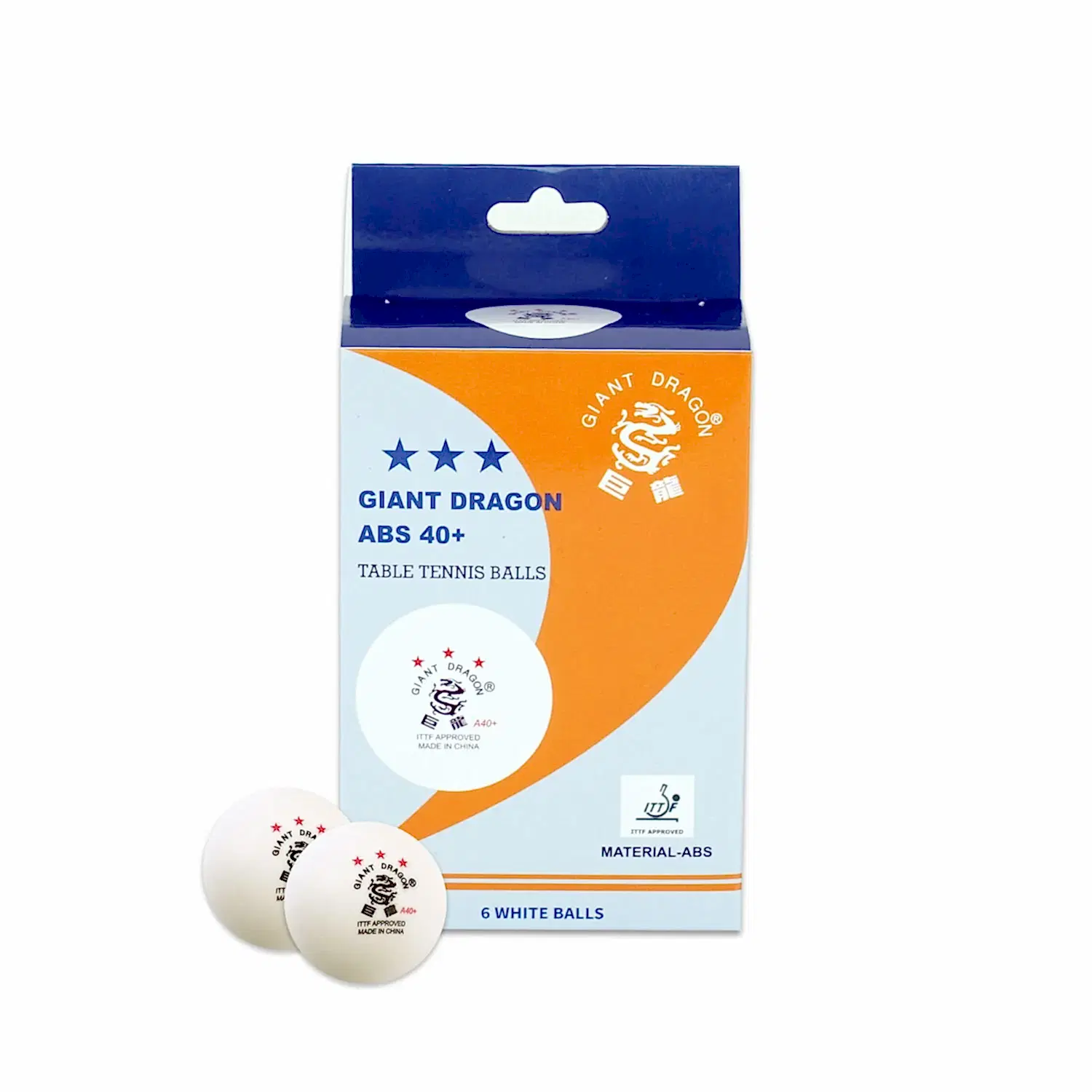 GIANT DRAGON 6'lı ITTF Onaylı Masa Tenisi Topu