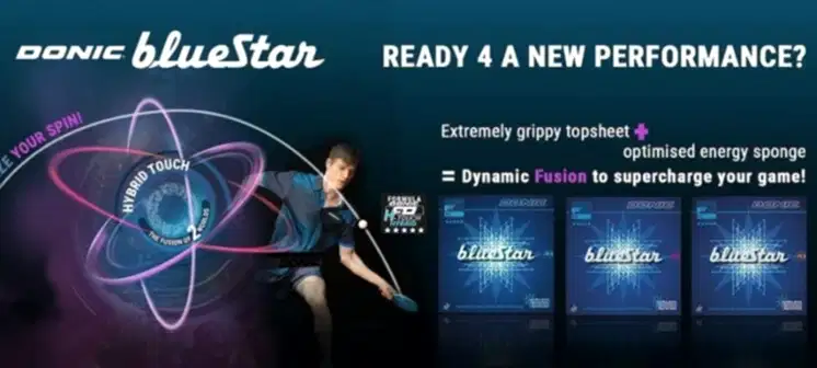 Yeni DONIC Bluestar lastikler Türkiye distribütörü jolrtex.info'da